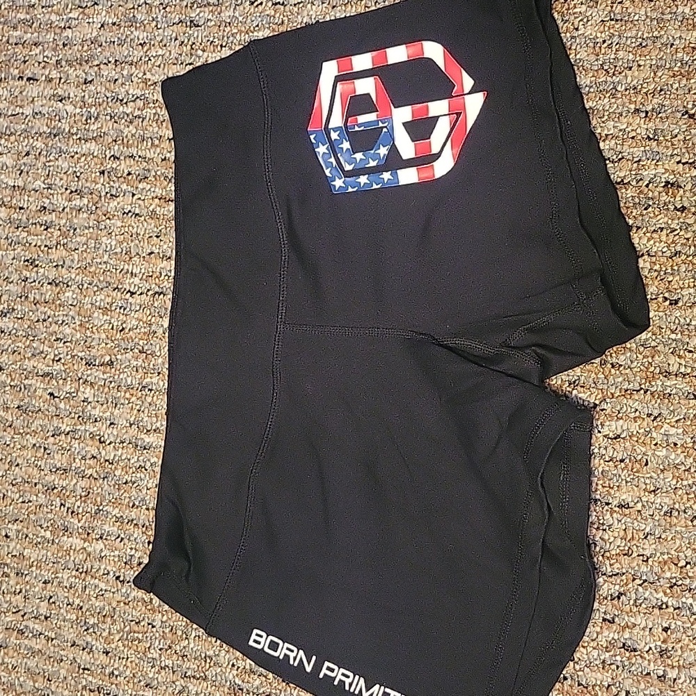 Born Primitive Women's Black Patriotic Shorts